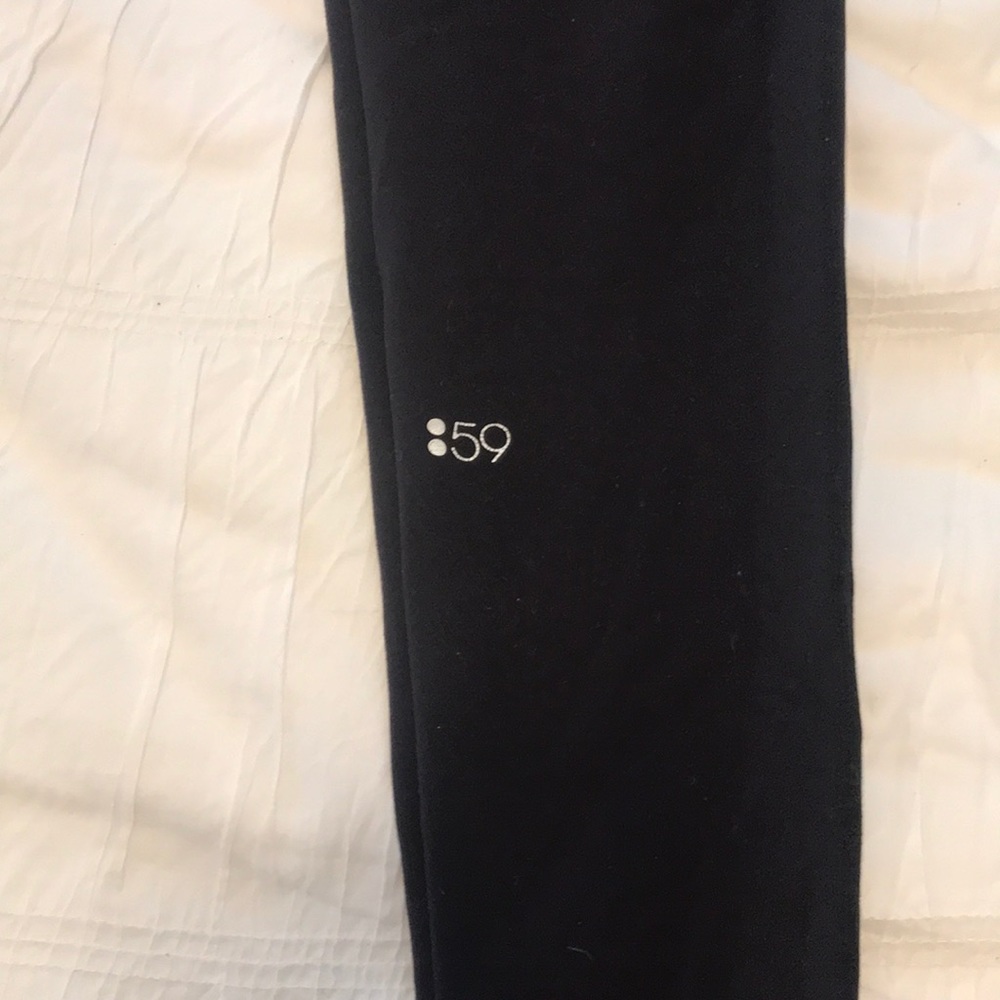 Splits 59 full length black leggings